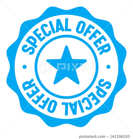 special offer seal badge. special offer label sticker. Vector sign special offer seal badge. special offer label sticker. Vector sign 142306283