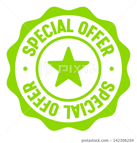 special offer seal badge. special offer label sticker. Vector sign special offer seal badge. special offer label sticker. Vector sign 142306284