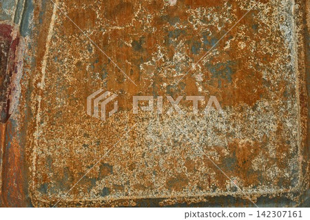 Abstract Rusty Iron Sheet Metal Macro Texture Background Abstract Rusty Iron Sheet Metal Macro Texture Background 142307161