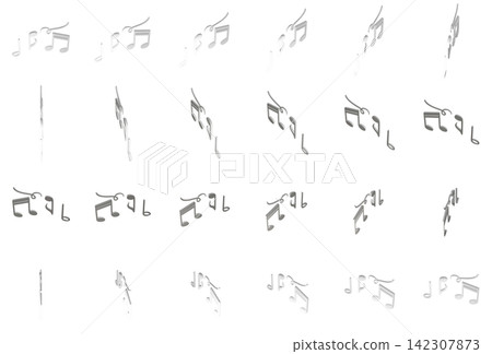 A PNG file of a musical note animation sequence (24 frames), ideal for video editing. Includes overhead view and rotation. See comments for details. A PNG file of a musical note animation sequence (24 frames), ideal for video editing. Includes overhead view and rotation. See comments for details. 142307873