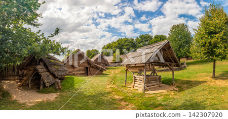Archeological open-air museum Modra open air museum Great Moravia settlement, Velehrad Czech republic 142307920