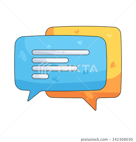 Illustration of chat Illustration of chat 142308030