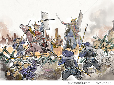 Mounted warrior - Breaking through the front lines Mounted warrior - Breaking through the front lines 142308642