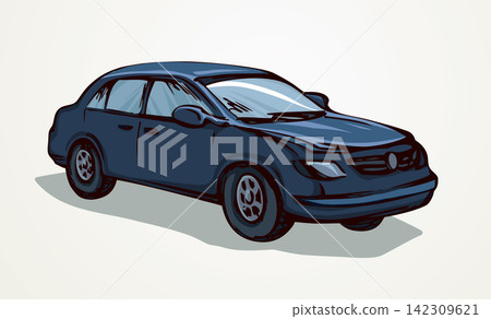 Taxi. Vector drawing Taxi. Vector drawing 142309621