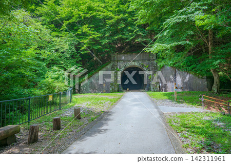 [Apt Railway Trail] View from the top of Meganebashi Bridge [Shin'etsu Main Line - Abandoned Railway Line] 142311961