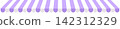 Illustration of a purple and white striped shop awning (header) 142312329