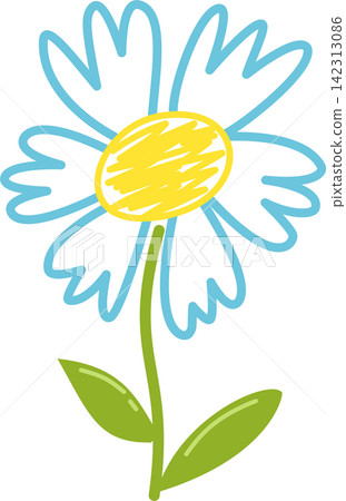 flower drawing kid doodle 142313086