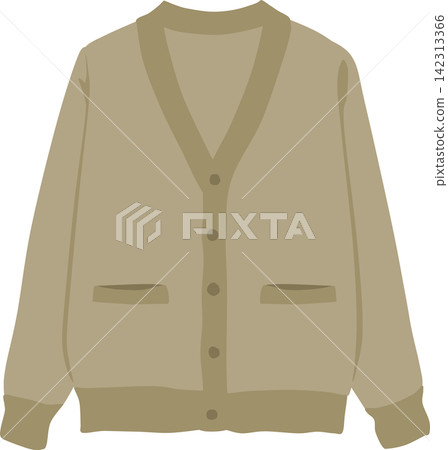 Cardigan illustration Cardigan illustration 142313366