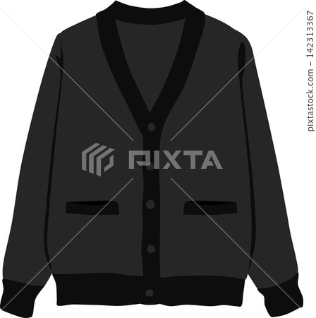 Cardigan illustration Cardigan illustration 142313367