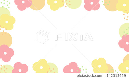 一款靈感源自春天的斯堪的納維亞風格花卉相框。 142313639