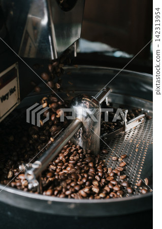 Professional coffee bean roasting Professional coffee bean roasting 142313954
