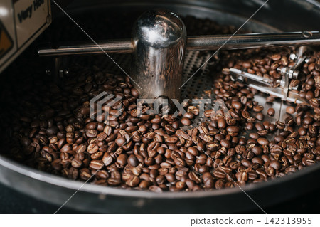 Professional coffee bean roasting Professional coffee bean roasting 142313955