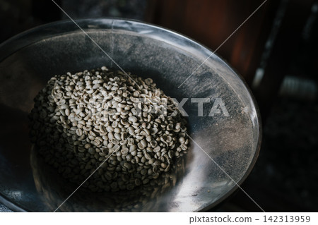 Professional coffee bean roasting Professional coffee bean roasting 142313959