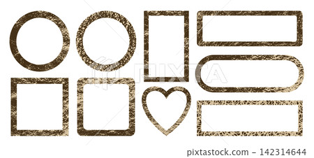 Grunge crayon circle circle square frame background set rough sketch texture grainy noise pattern Grunge crayon circle circle square frame background set rough sketch texture grainy noise pattern 142314644