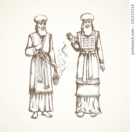 High Priest. Vector drawing High Priest. Vector drawing 142315218