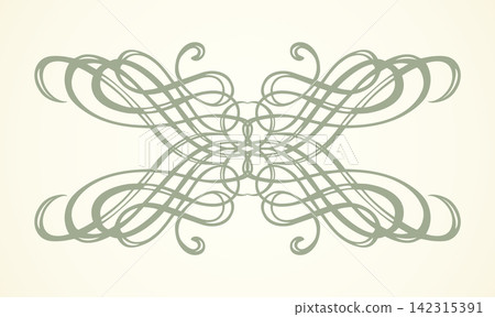 Vignette. Vector drawing 142315391