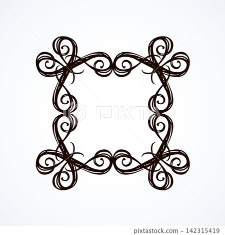 Vignette. Vector drawing Vignette. Vector drawing 142315419