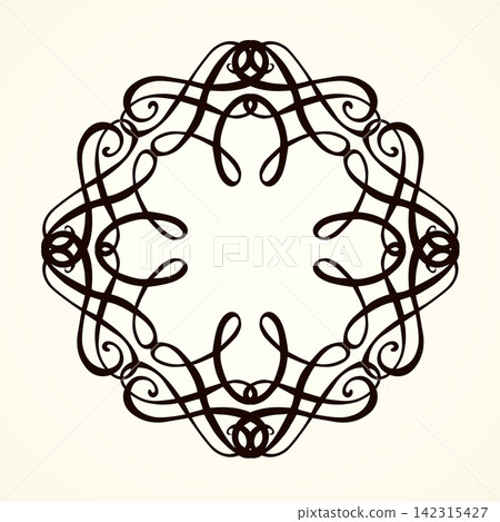 Vignette. Vector drawing Vignette. Vector drawing 142315427