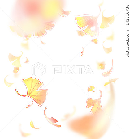 Ginkgo gushing down Ginkgo gushing down 142316736