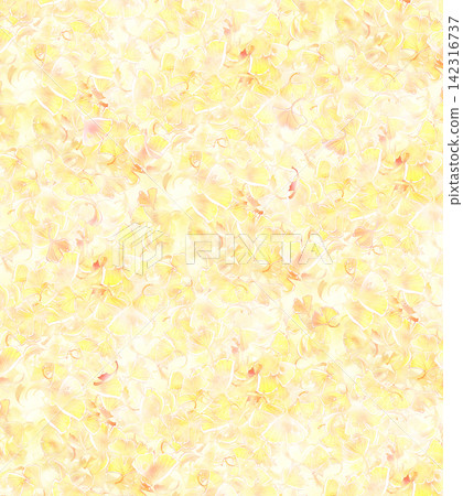 Ginkgo leaves covering the ground Ginkgo leaves covering the ground 142316737