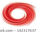 Vector swirling red backdrop. Juice of red fruits 142317637