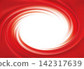 Vector swirling red backdrop. Juice of red fruits 142317639