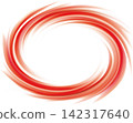 Vector abstract red swirl background 142317640