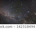 Winter night sky: Cassiopeia and the northern Milky Way 142318494
