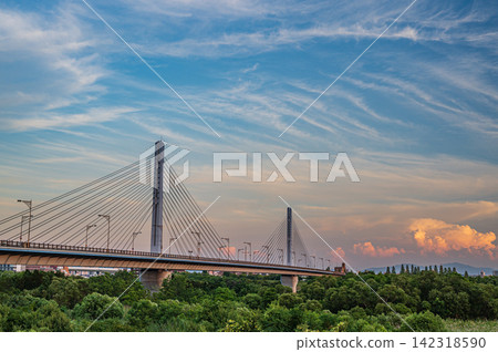 Sugawara Johoku Bridge, Osaka City Sugawara Johoku Bridge, Osaka City 142318590