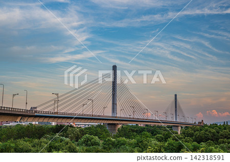 Sugawara Johoku Bridge, Osaka City Sugawara Johoku Bridge, Osaka City 142318591