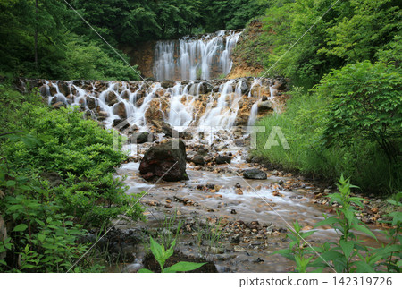 Waterfall of chabo migoke park 142319726