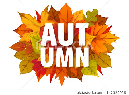 Hello autumn wreath with golden, crimson, amber, rust and green foliage leaves. Harvest festival, Thanksgiving invitation and fall celebration flyer. Vector maple leaf background with seasonal text Hello autumn wreath with golden, crimson, amber, rust and green foliage leaves. Harvest festival, Thanksgiving invitation and fall celebration flyer. Vector maple leaf background with seasonal text 142320028