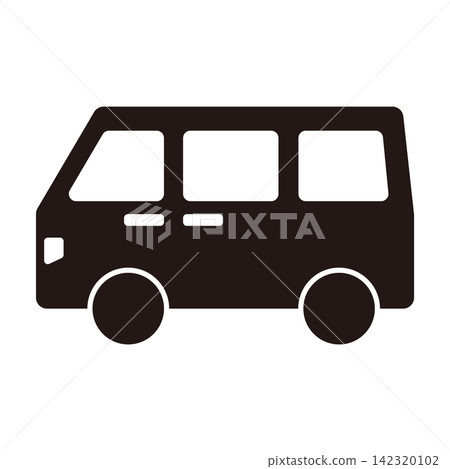用於接駁車的象形圖圖示向量素材 用於接駁車的象形圖圖示向量素材 142320102