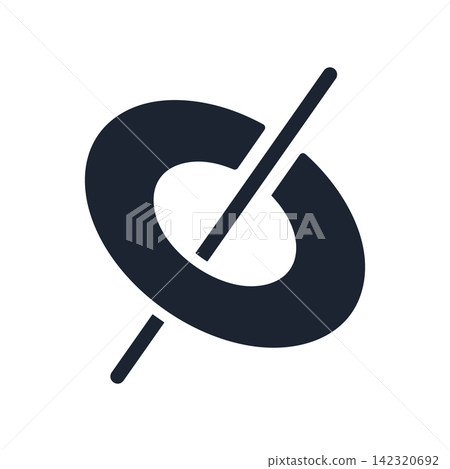 Black hole icon (minimalist vector illustration of the universe) Black hole icon (minimalist vector illustration of the universe) 142320692
