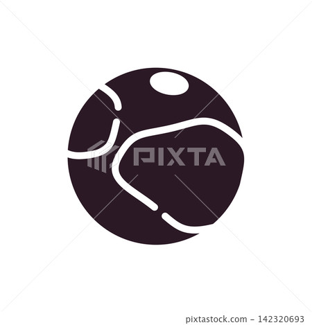 Mars icon (minimalist space vector illustration) Mars icon (minimalist space vector illustration) 142320693