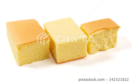 traditional Castella Sponge Cake Close Up Soft Texture Dessert 142321822