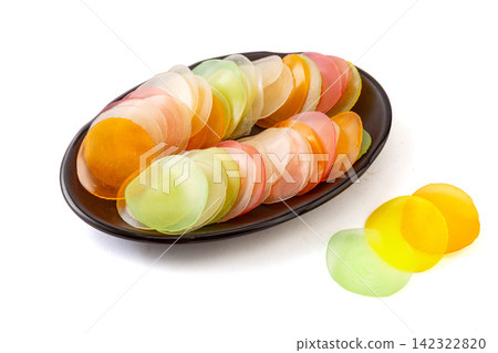 colorful Shrimp Crackers Traditional Asian Snack Food colorful Shrimp Crackers Traditional Asian Snack Food 142322820