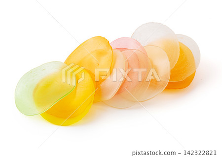 colorful Shrimp Crackers Traditional Asian Snack Food colorful Shrimp Crackers Traditional Asian Snack Food 142322821