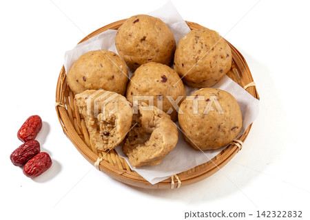 whole Grain Corn Bun with Red Dates Traditional Food whole Grain Corn Bun with Red Dates Traditional Food 142322832
