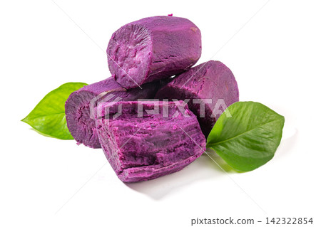 steamed Purple Sweet Potato Whole Grain Food steamed Purple Sweet Potato Whole Grain Food 142322854