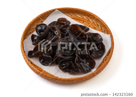 fresh Raw Black Fungus Wood Ear Edible Mushroom fresh Raw Black Fungus Wood Ear Edible Mushroom 142323160