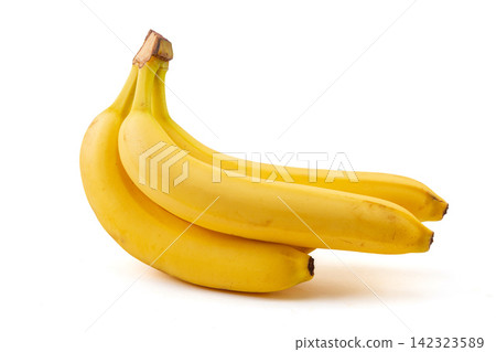 two Whole Ripe Yellow Bananas two Whole Ripe Yellow Bananas 142323589