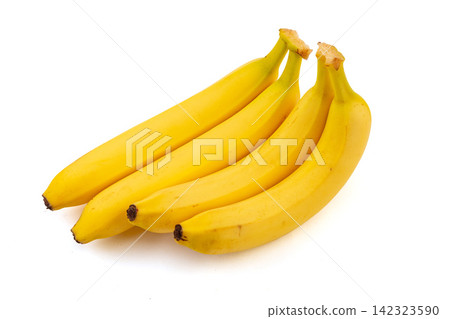 two Whole Ripe Yellow Bananas two Whole Ripe Yellow Bananas 142323590