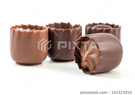 assorted Gourmet Chocolate Cups and Pralines 142323850