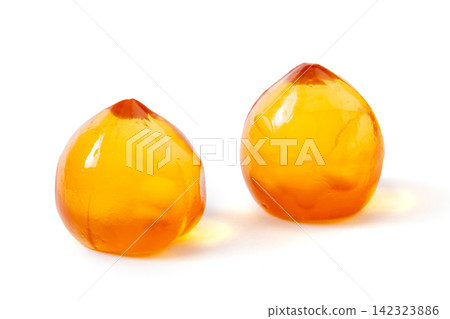 peach Flavored Peelable Gummy Candy Heap peach Flavored Peelable Gummy Candy Heap 142323886