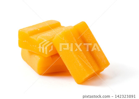 orange Flavored Chewing Bubble Gum Blocks orange Flavored Chewing Bubble Gum Blocks 142323891