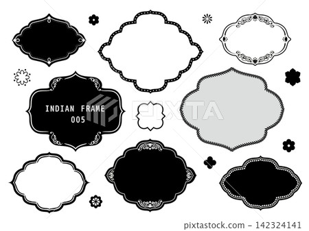 Elegant Indian-style plate ornament 005 1C Elegant Indian-style plate ornament 005 1C 142324141