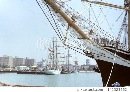 Public viewing of sailing ships at Naha Port Public viewing of sailing ships at Naha Port 142325262