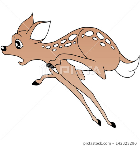 Hand-drawn animal illustration ☆ Fawn Hand-drawn animal illustration ☆ Fawn 142325290