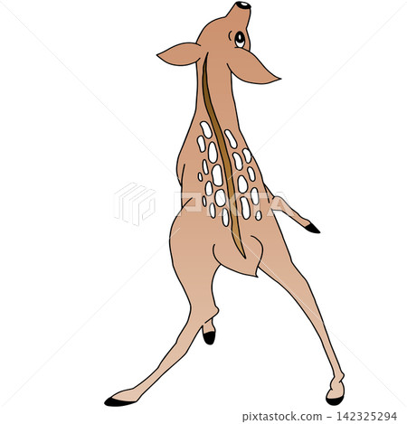 Hand-drawn animal illustration ☆ Doe Hand-drawn animal illustration ☆ Doe 142325294